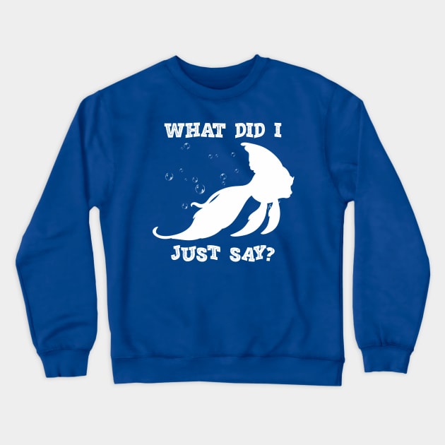 Goldfish memory - What did I just say? Crewneck Sweatshirt by Kcaand